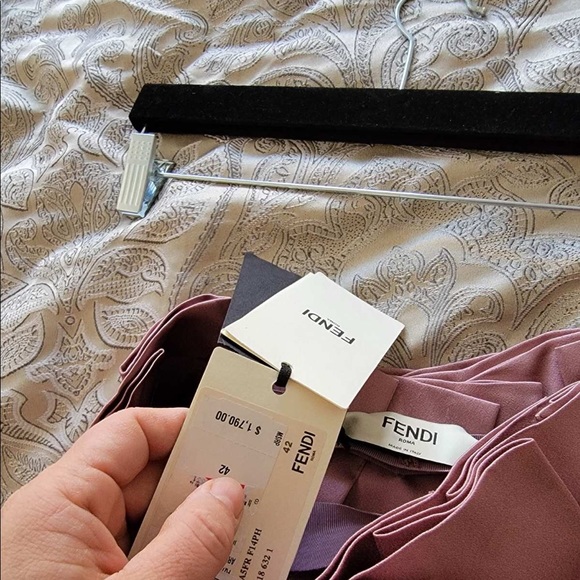 Fendi Silk Mid-Length Skirt - Picture 9 of 9